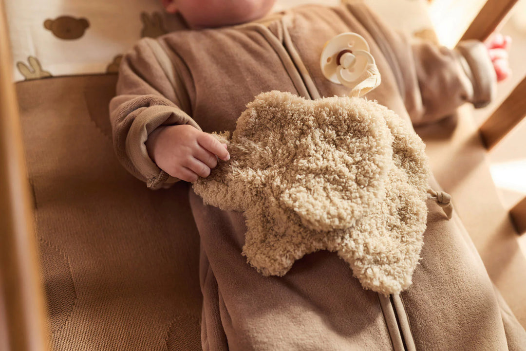 Jollein slaapzak Winter Velvet 70cm in Milky Coffee