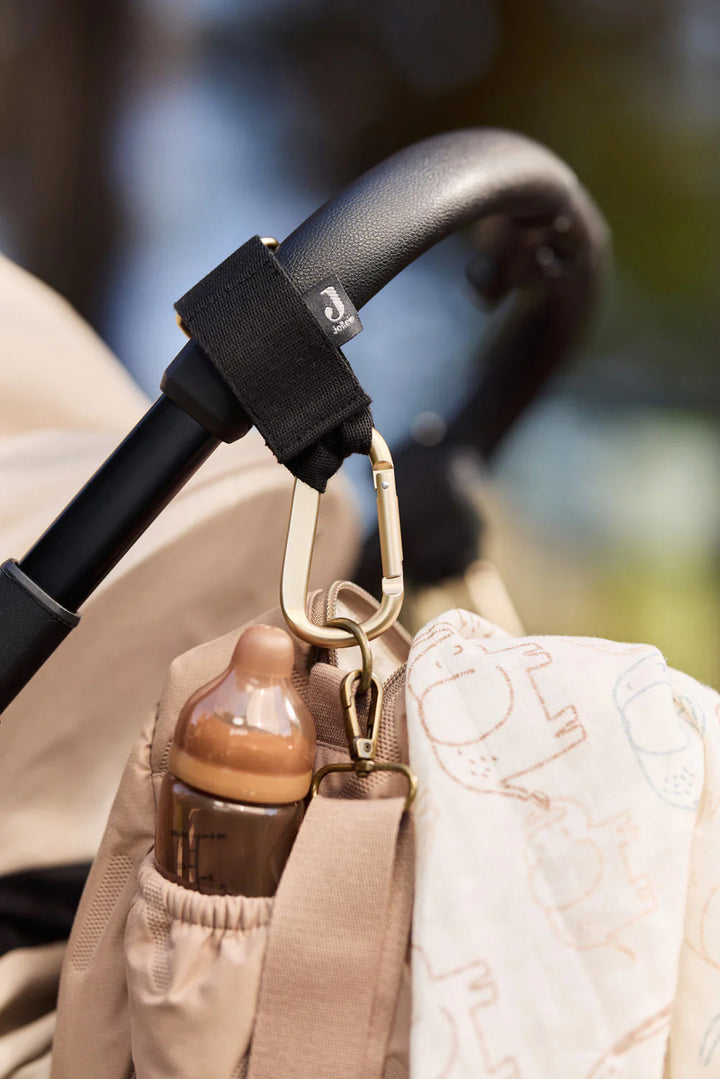 Jollein kinderwagenhaken Black om tas of boodschappen op te hangen