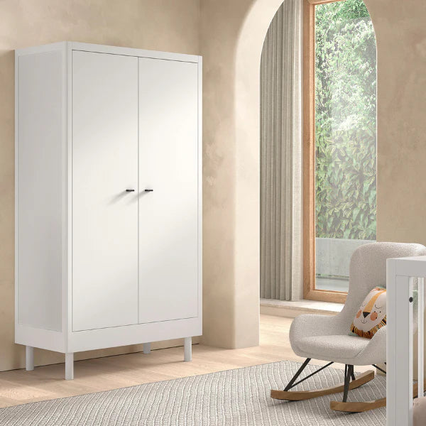 Jaxx - Kast Forrest Beech 2-deurs | Wit