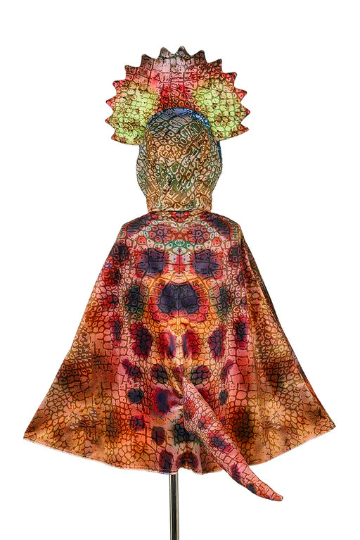 Verkleedcape Triceratops mt 4-7j