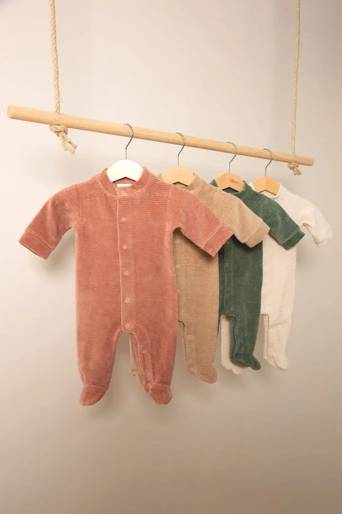 Witlof For Kids - Kruippakje Rib Dusty Pink