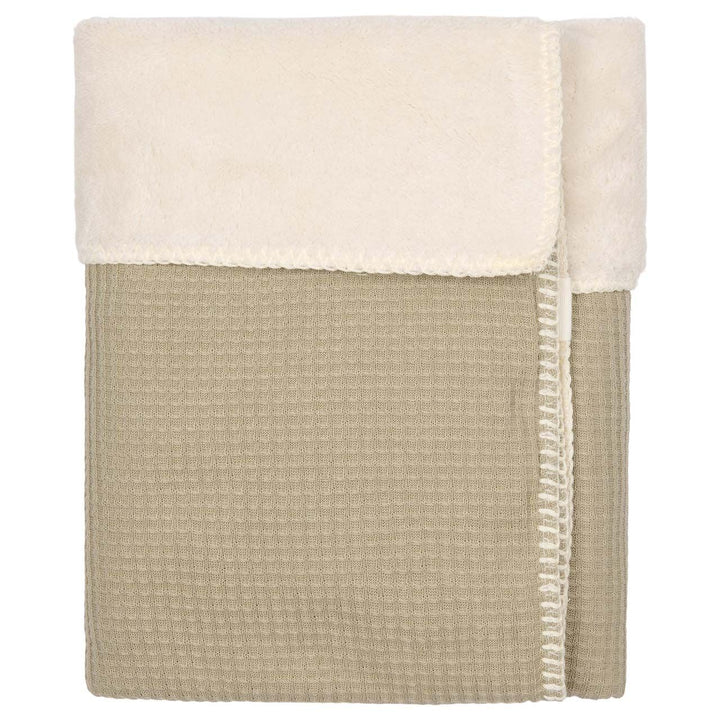Koeka - Wiegdeken Teddy Malaga 74 x 100 cm | Sage