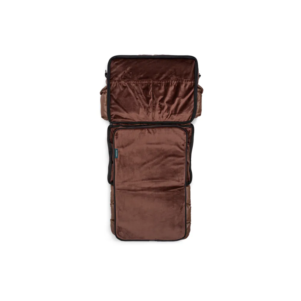 Kong Walther - Verzorgingstas Puffer | Chocolate Brown