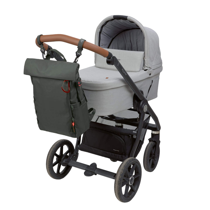 Groene Lässig Outdoor Rolltop rugzak met laptopvak en uitbreidbaar volume