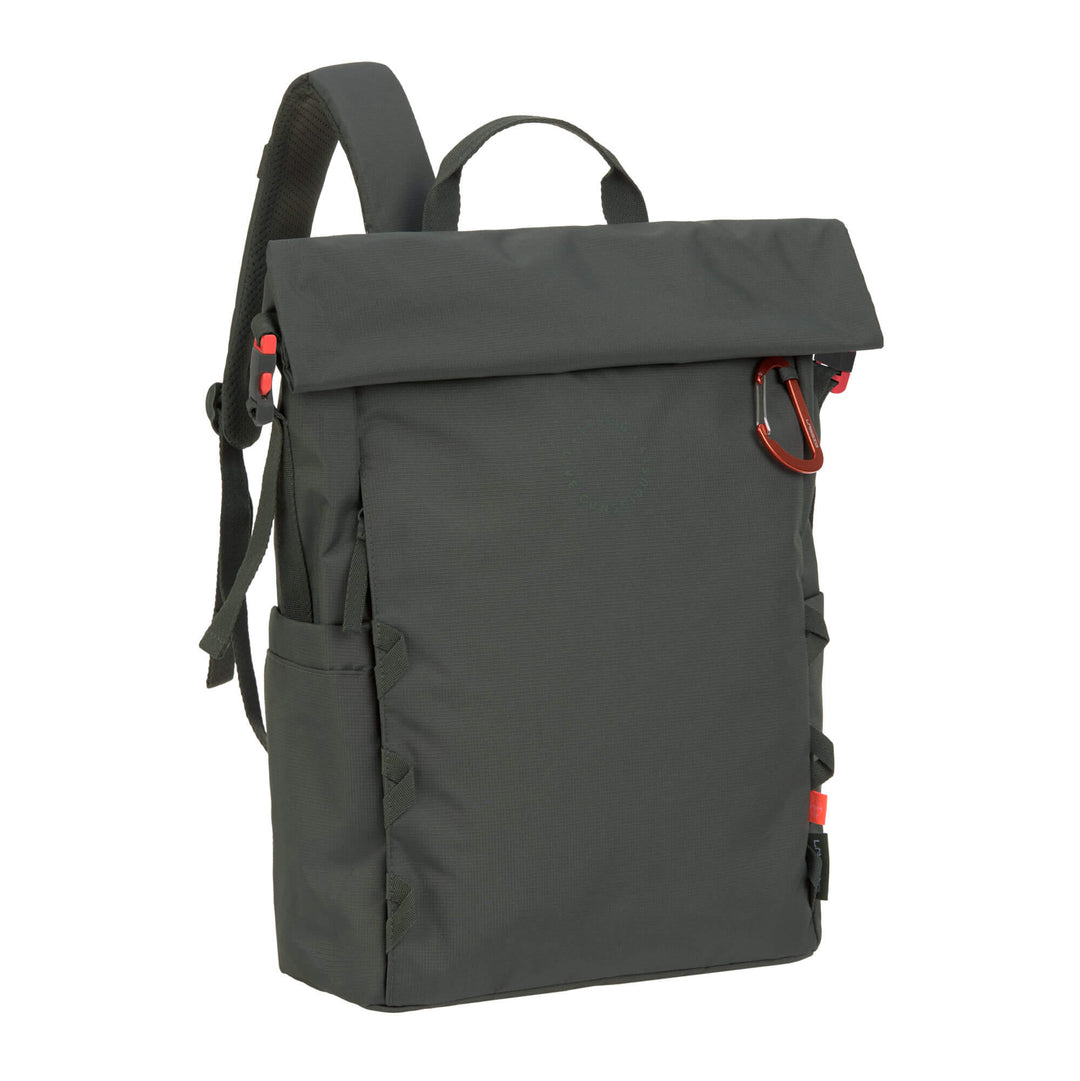 Groene Lässig Outdoor Rolltop rugzak met laptopvak en uitbreidbaar volume