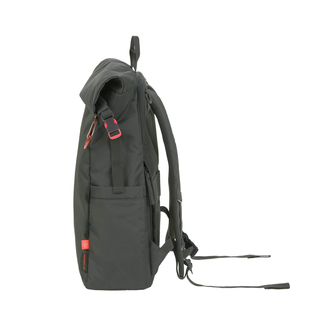 Groene Lässig Outdoor Rolltop rugzak met laptopvak en uitbreidbaar volume
