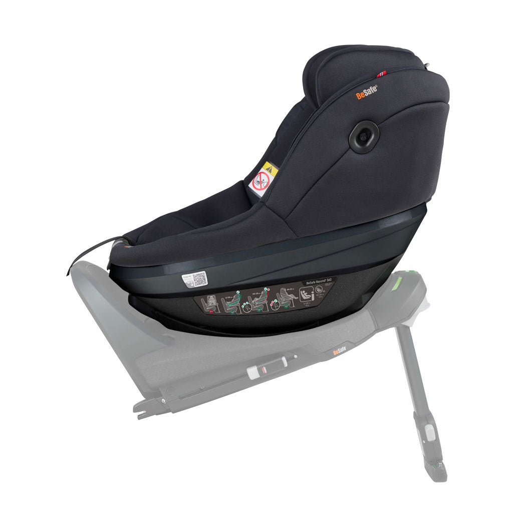 Besafe - Autostoel Beyond 2 360 Groep 1-2 | Black Soft Breeze