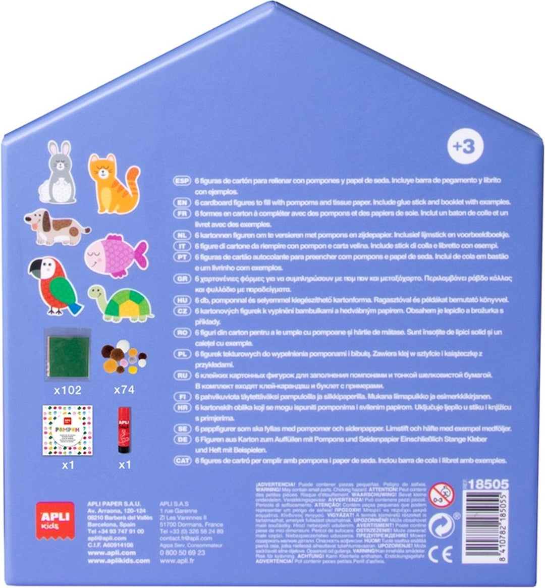 Apli - Knutselset Mijn Eerste Pompoms