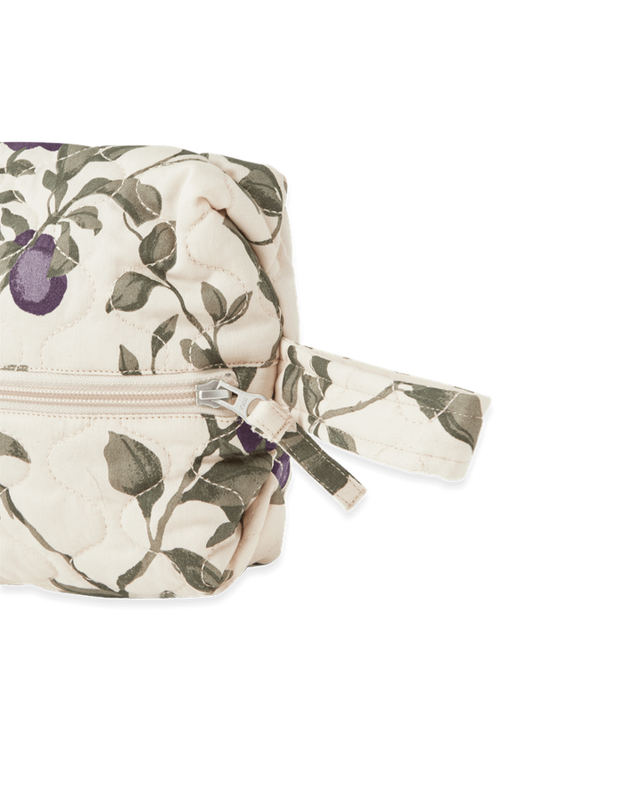 Garbo & Friends - Toilettas Small Satin Quilted | Plum