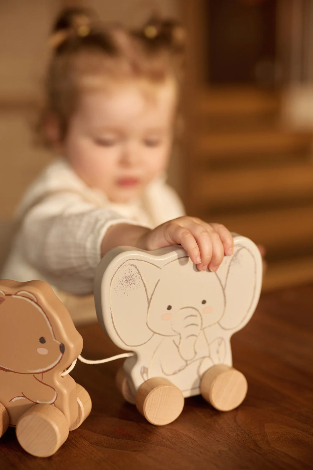 Jollein - Trekdiertjes Houten Jollies Op Wielen