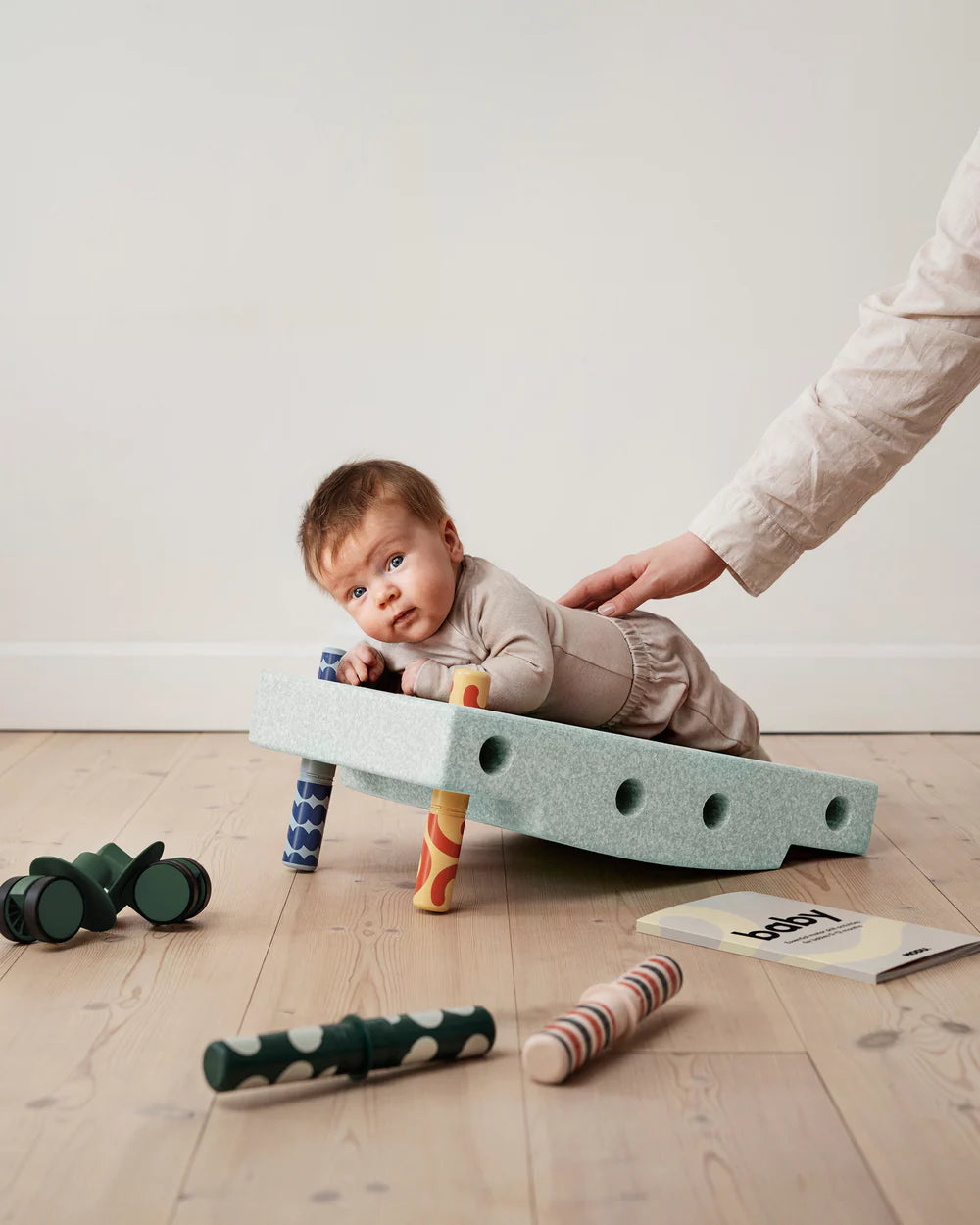 Modu - Activiteitenspeeltje BabySet | Ocean Mint / Forest Green