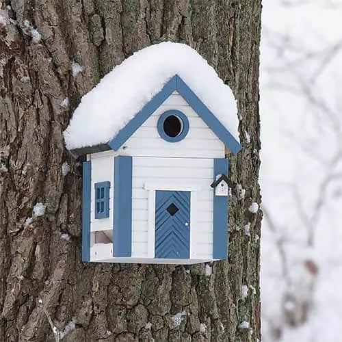 Vogelhuisje White Blue Cottage