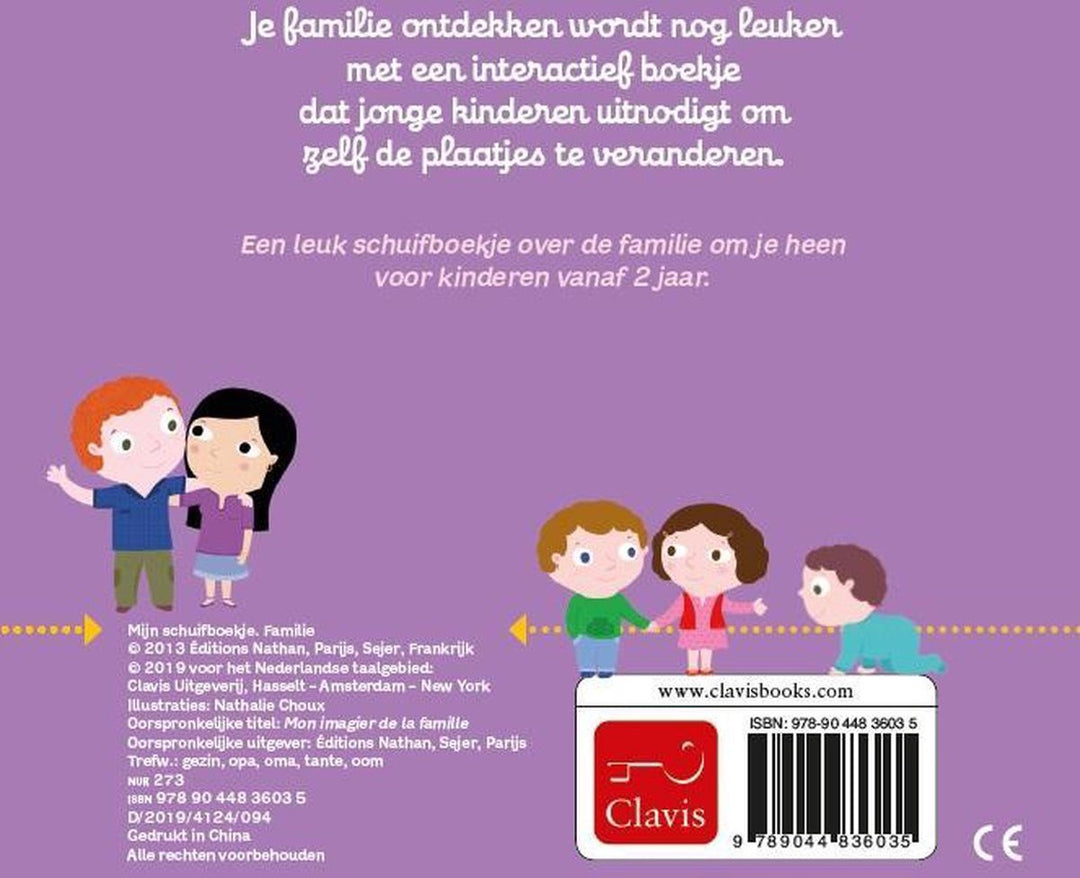 Clavis - Mijn Schuifboekje Familie | Interactief Boekje