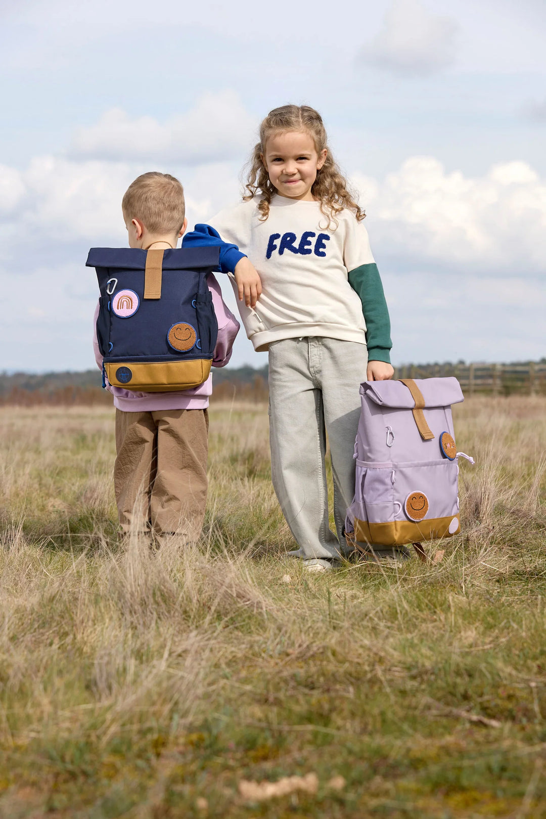 Lassig - Rugzak Mini Rolltop Little Gang Navy