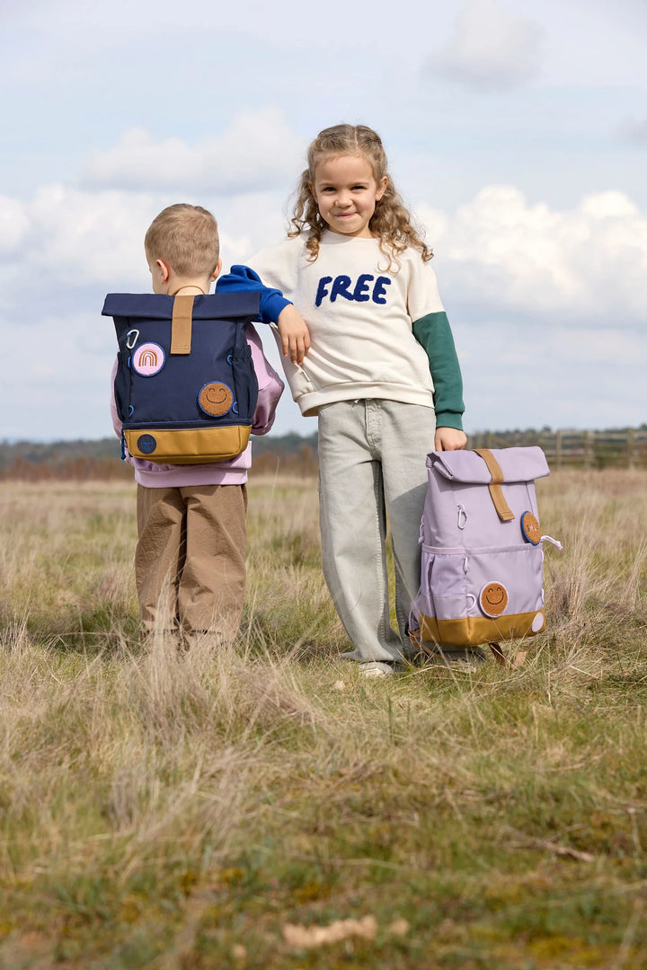 Lassig - Rugzak Mini Rolltop Little Gang Navy