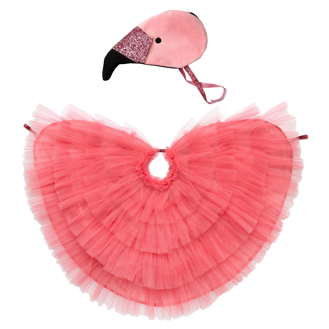 Verkleedcape Flamingo