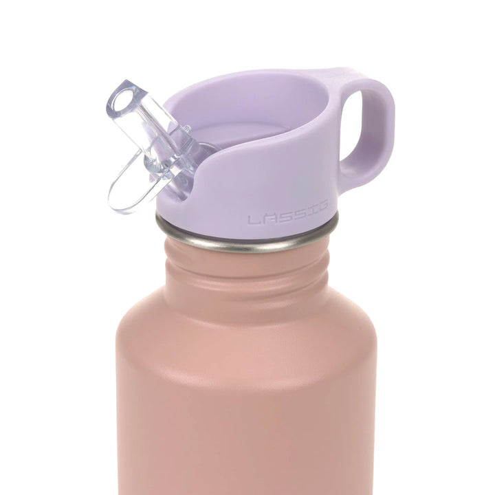 Lassig - Stalen Waterfles Pattern Party Rose/Lilac
