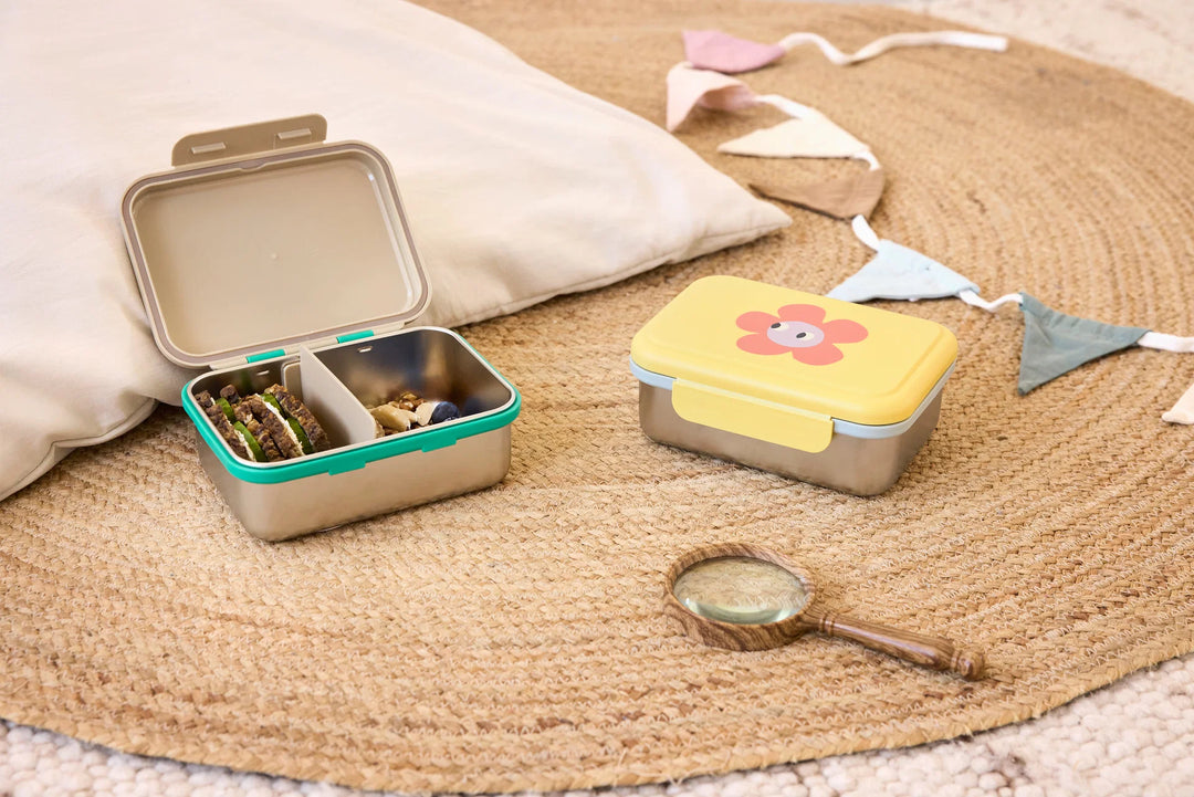 Lassig - Stalen Lunchbox Happy Trails Flower