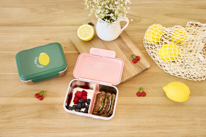 Lassig - Stalen Lunchbox Happy Fruits Cherry