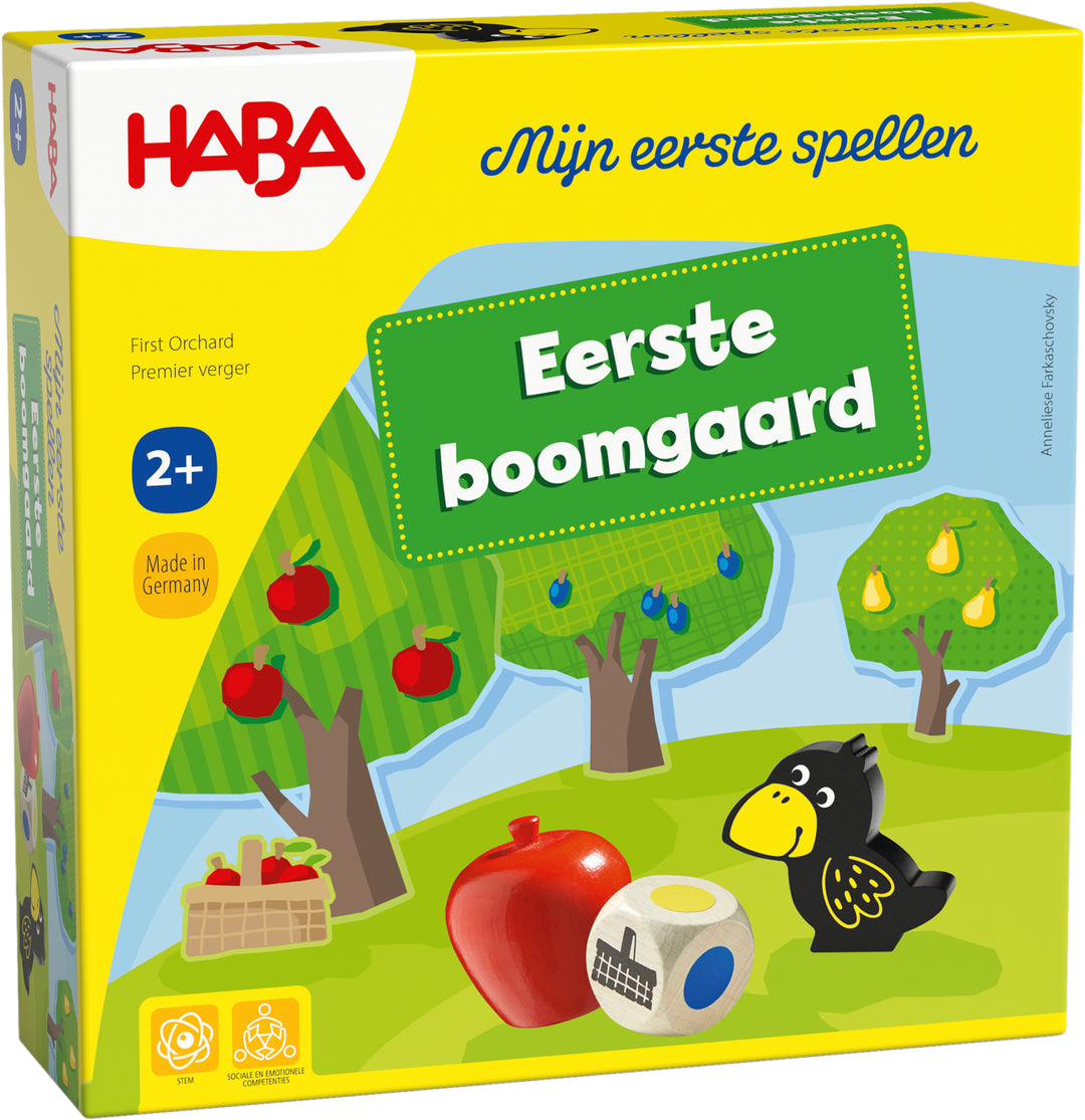 Haba - Spel Eerste Boomgaard | Klassiek Coöperatief Spel voor Peuters