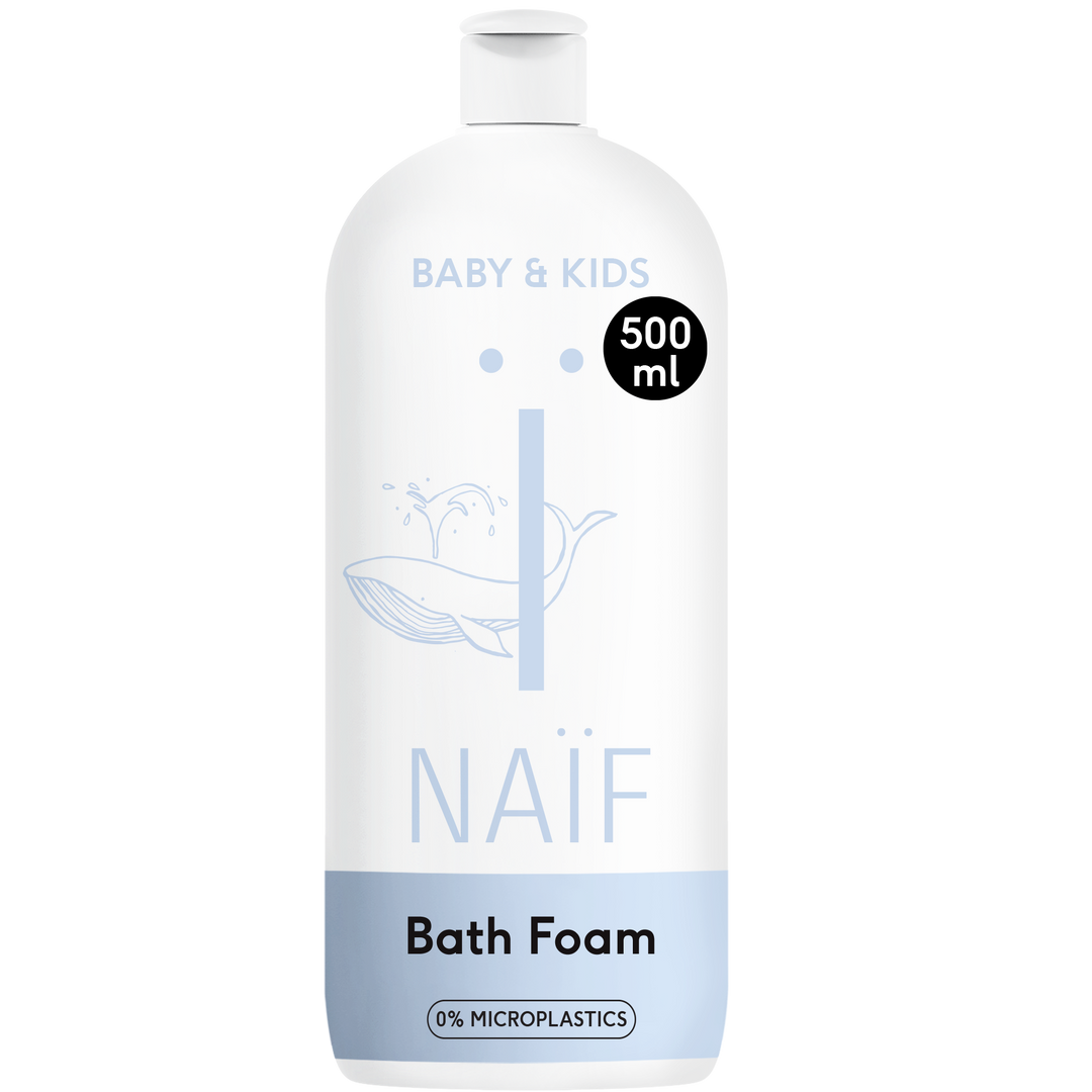 Naïf badschuim 500ml voor gevoelige huid met milde allergenenvrije geur