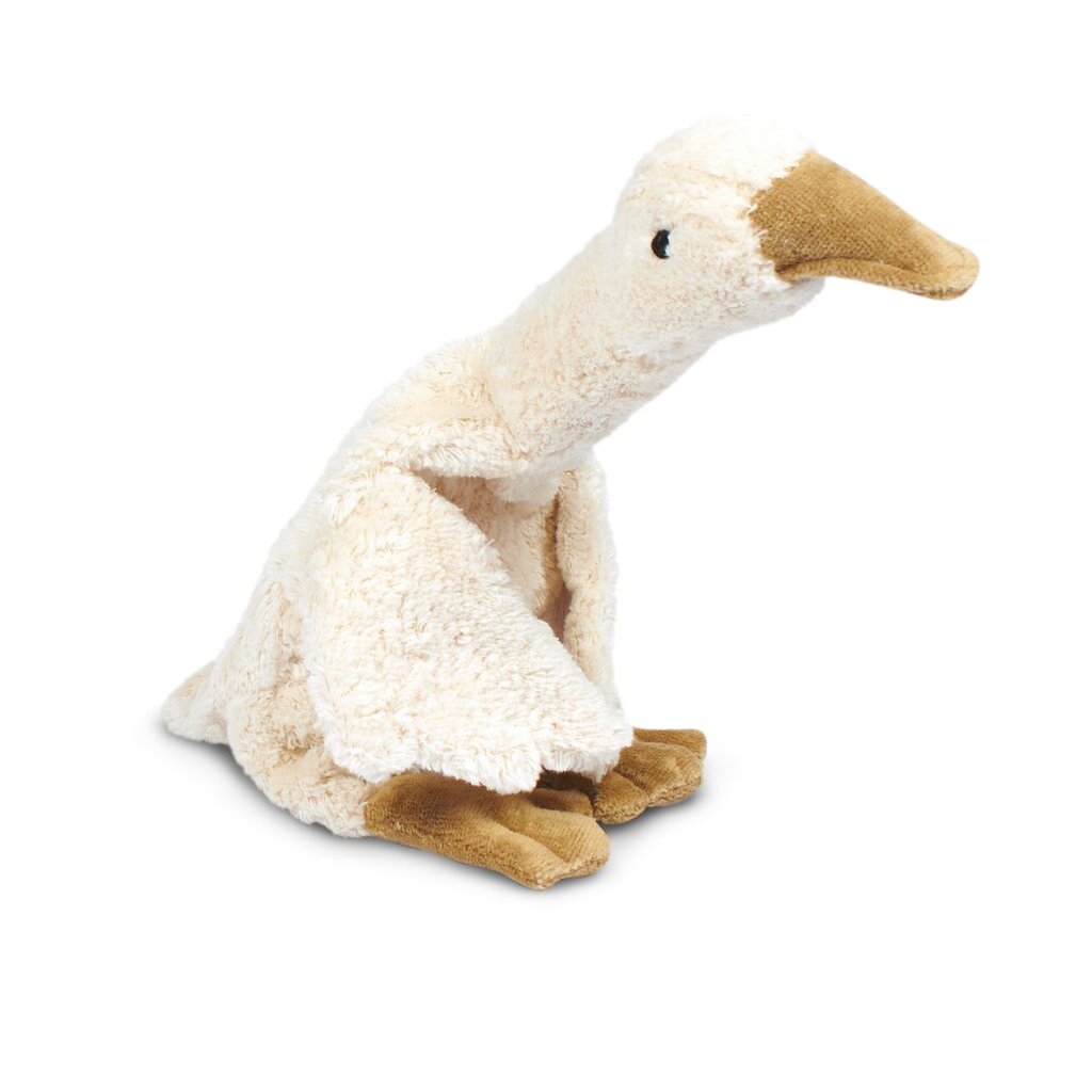 Senger kleine gans warmteknuffel wit met uitneembaar kussen van natuurvulling