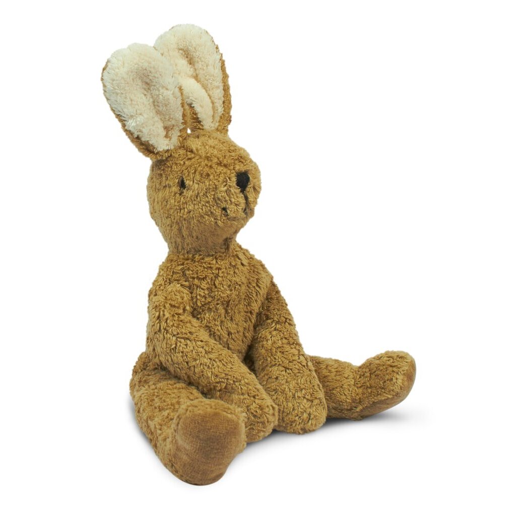 Senger knuffel konijn small in beige van biologisch katoen en wol