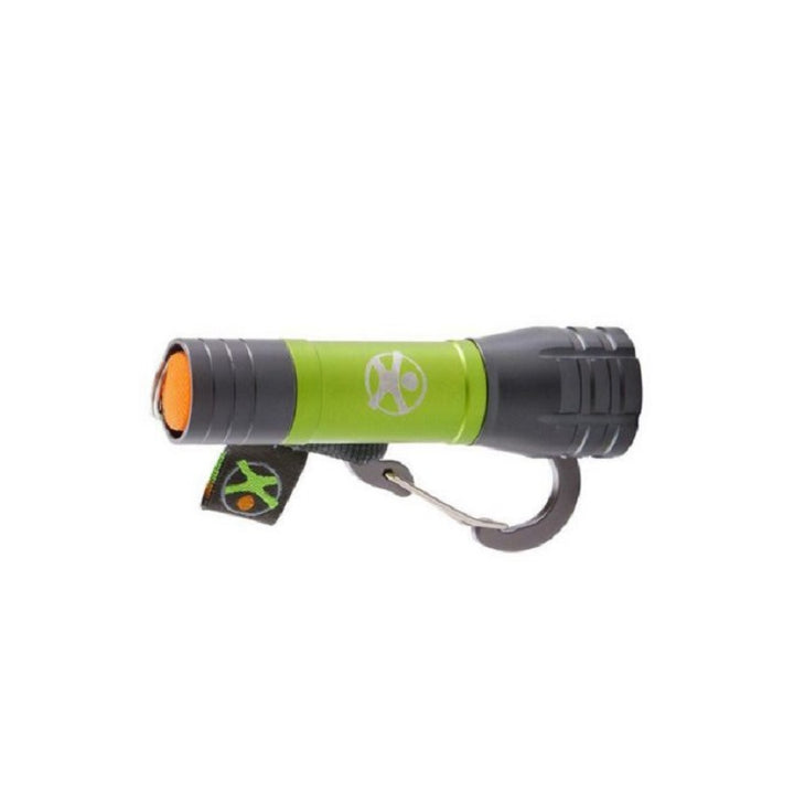 Compacte Terra Kids mini zaklamp met LED-licht en karabijnhaak