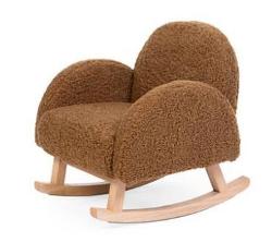 Schommelstoel Kids Teddy Brown