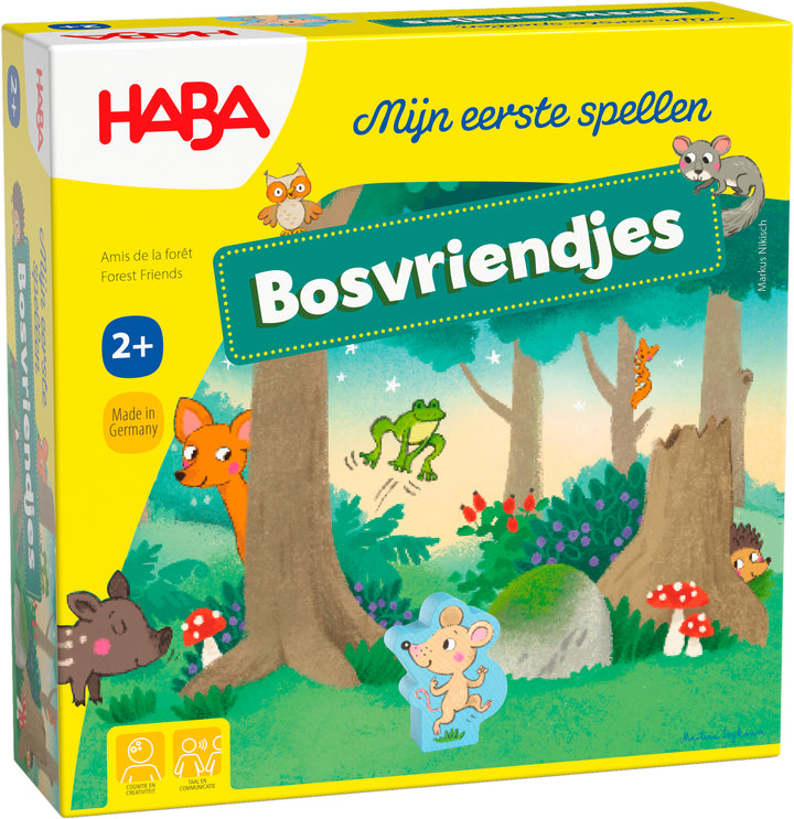 Haba - Mijn Eerste Spellen Bosvriendjes | Ontdek- en Memoryspel voor Peuters