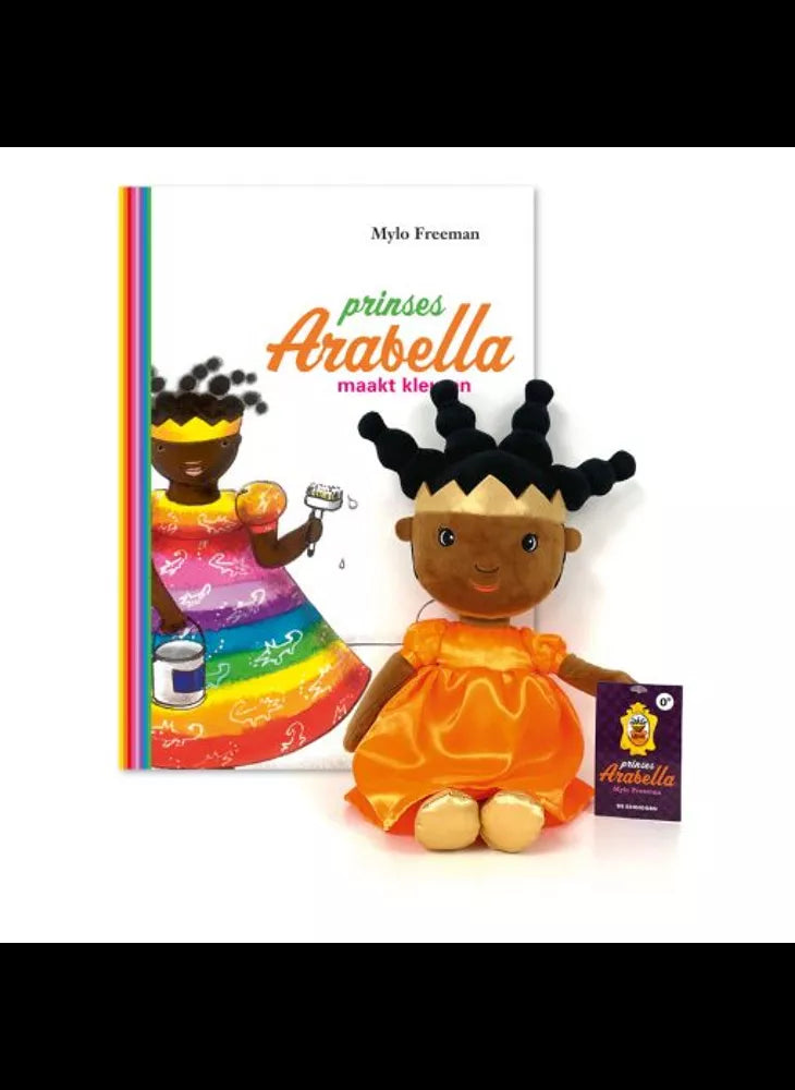 Boek Prinses Arabella Maakt Kleuren + Knuffel Arabella