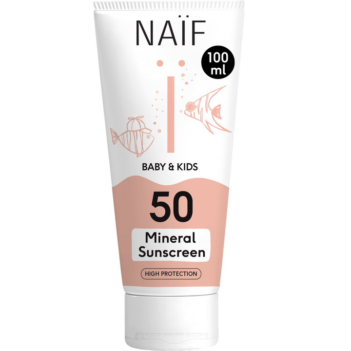 Naïf zonnecrème kids SPF50 100ml voor gevoelige baby- en kinderhuid
