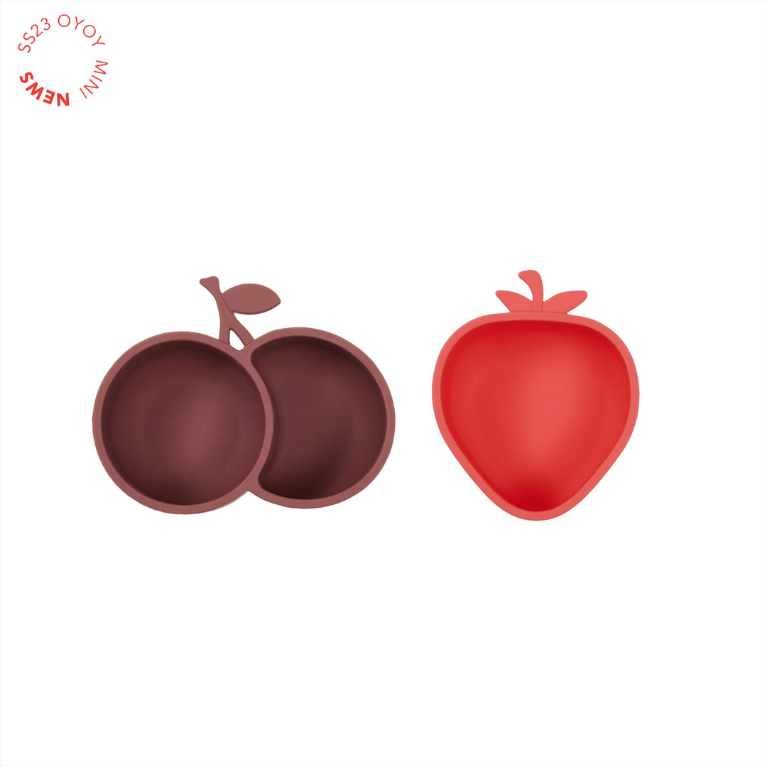 Snackkom Yummy Strawberry And Cherry Red / Nutmeg