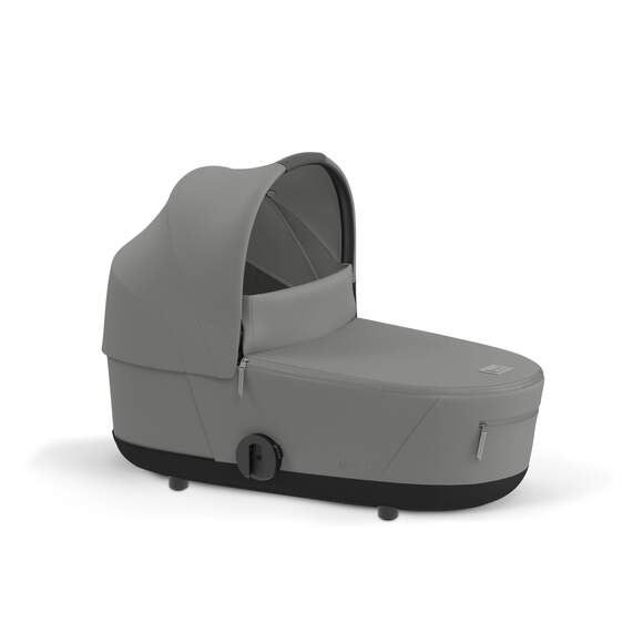 Cybex Draagmand Mios De Luxe in Mirage Grey, ruim en comfortabel voor pasgeborenen