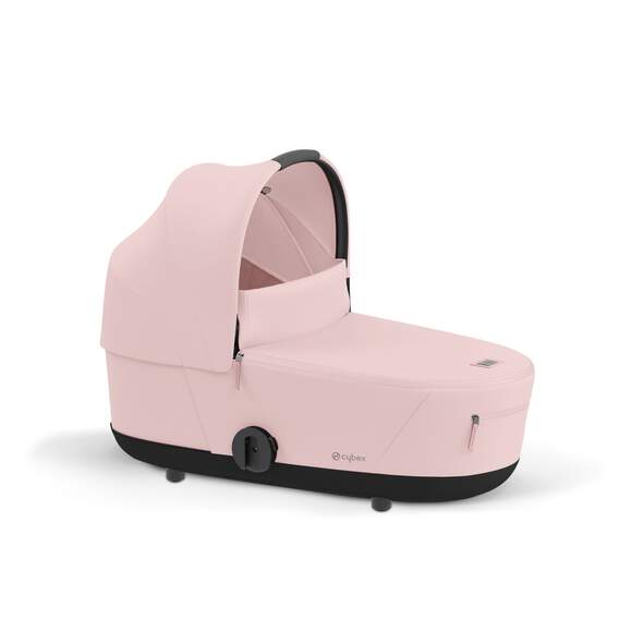 Cybex Draagmand Mios De Luxe in Peach Pink, ruim en comfortabel voor pasgeborenen