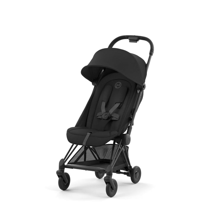 Cybex Buggy Coya Matt Black / Sepia Black, ultracompact en luxe reisbuggy