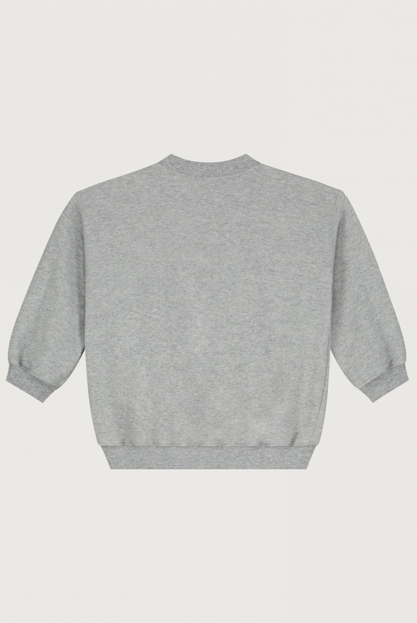 Sweater Baby Dropped Shoulder Grey Melange