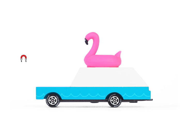 Speelgoedauto Candycar Flamingo