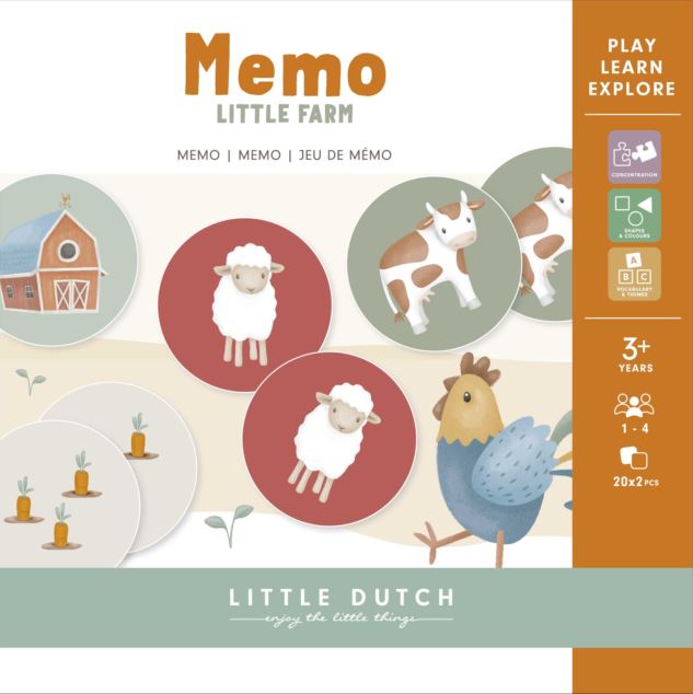 Spel Memo Little Farm
