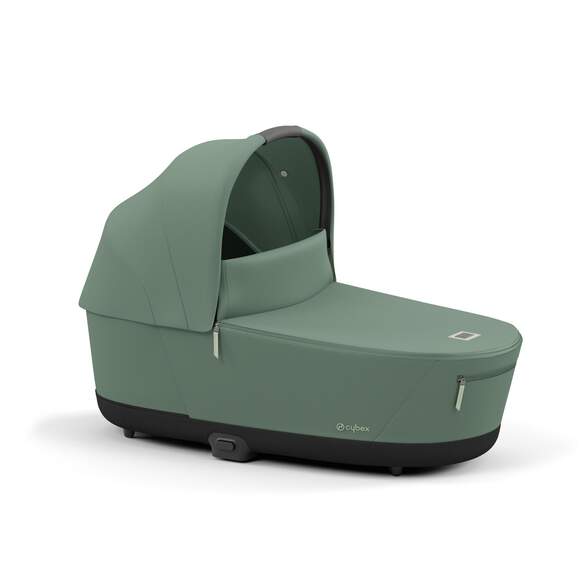 Cybex Draagmand Priam De Luxe Leaf Green, comfortabel en stijlvol voor je baby