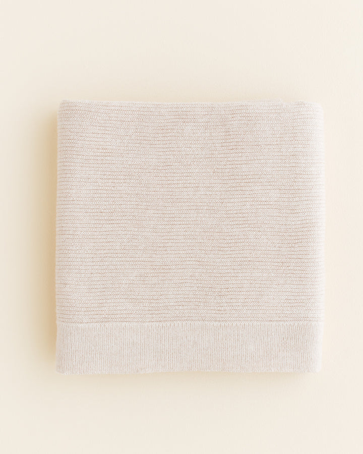 Hvid deken Gust van merinowol in Cream, 70x95 cm