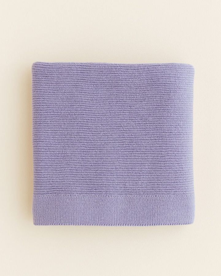 Hvid deken Gust van merinowol in Lilac, 70x95 cm