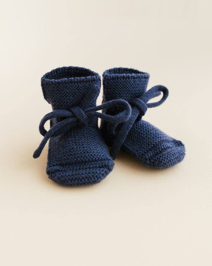 Hvid - Slofjes Blue | 9-15m