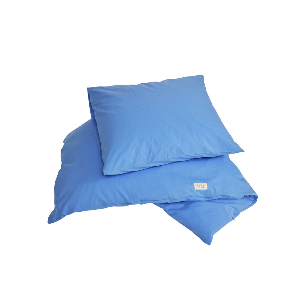 Donsovertrek Bed 140 x 200 cm Nuku Blue