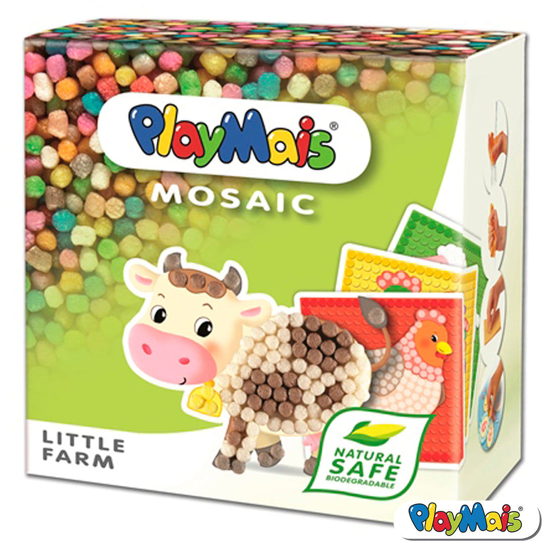 Knutselset PlayMais Mosaic Little Farm