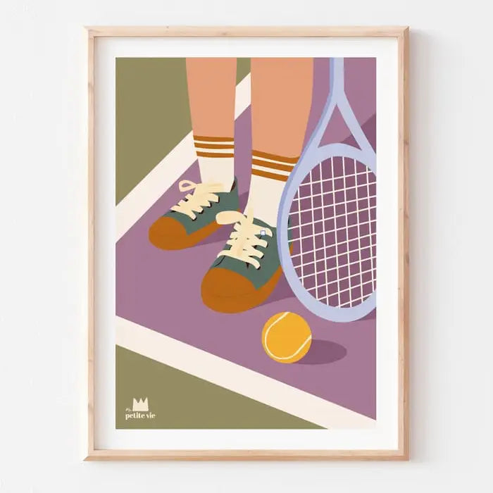 Poster 30 x 40 cm Tennis