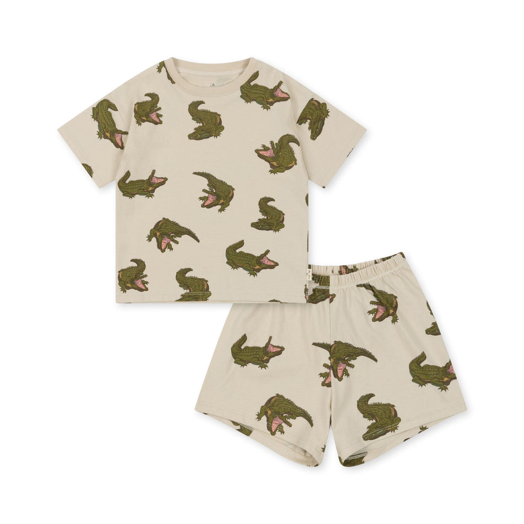 Pyjama 2-delig Kort Crocodile