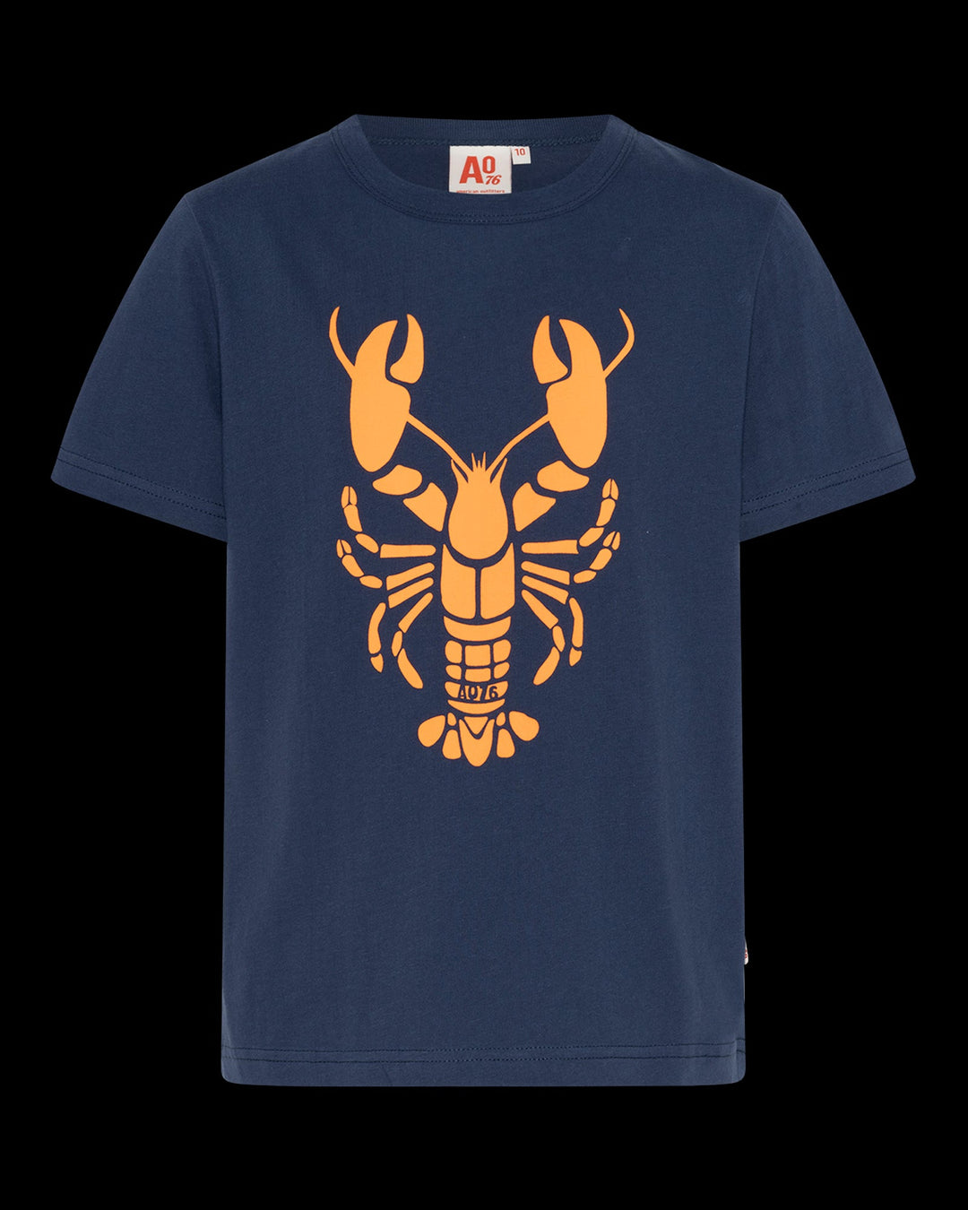 T-shirt Mat Lobster Indigo