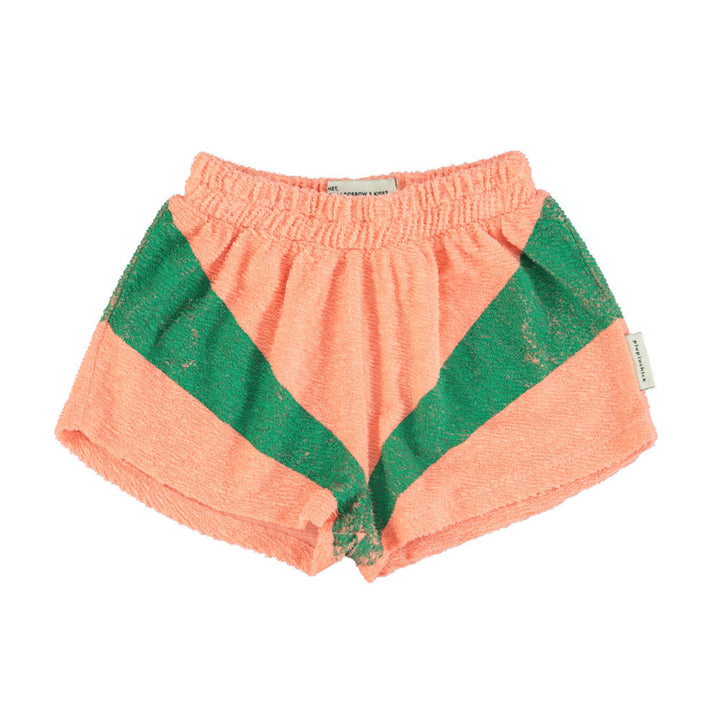 Short Terry Coral / Green