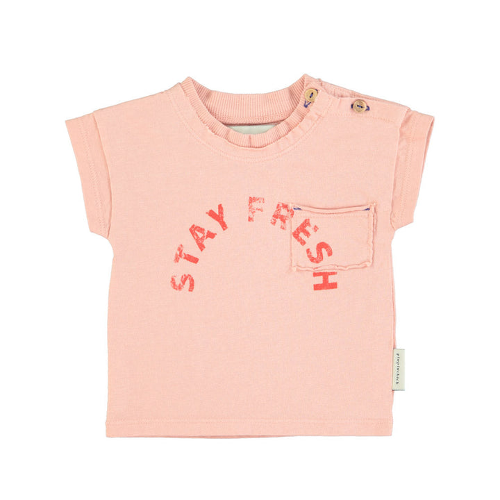 T-shirt Baby Stay Fresh Light Pink